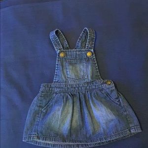 Baby Gap Denim skirt overalls size 6-12 mo